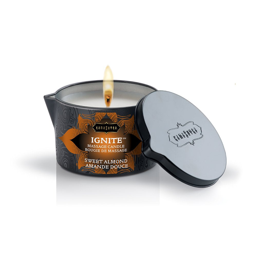 Ignite Body Massage Candle - Sweet Almond Massage Candle - 6 Oz.
