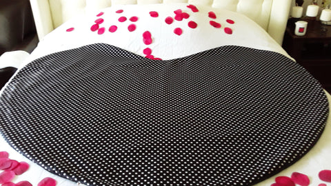 Intimate Heart luxury mattress protector, sex blanket  