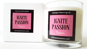 Desire, sensual aphrodisiac scented, 10 OZ natural soy, handcrafted luxury soy candle.