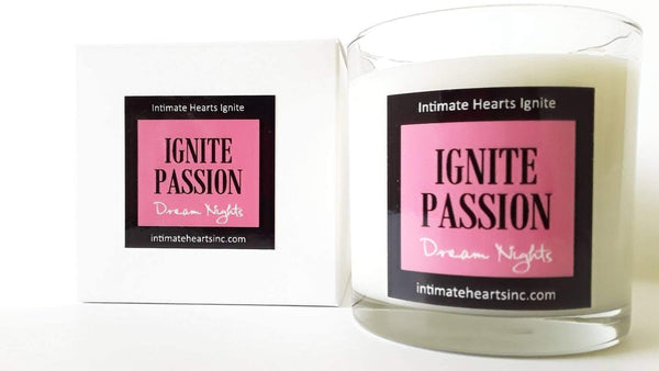 Dream Nights, sensual aphrodisiac scented, 10 OZ natural soy, handcrafted luxury soy candle.